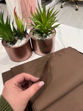 Load image into Gallery viewer, Opaque Brown Solid Cotton Material
